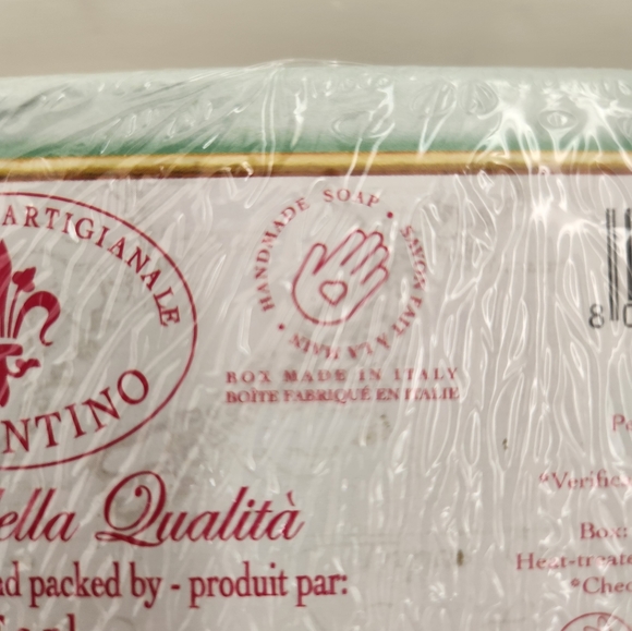 Saponificio Artigianale Fiorentino Rose Scented Handmade Soaps Three 4.40 OZ - Picture 8 of 16